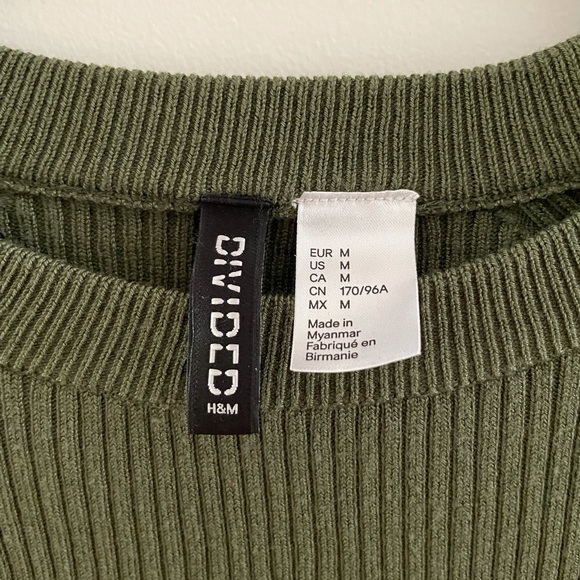 Olive Sweater Shirt - Picture 3 of 3